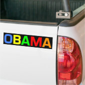 Autocollant De Voiture Obama dans un arc-en-ciel d'adhésif pour (Sur camion)