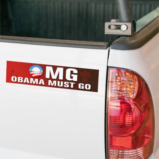 Autocollant De Voiture Obama doit aller adhésif pour pare-chocs (Sur camion)