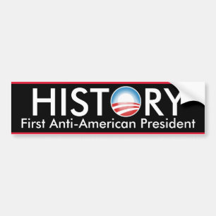 Autocollant De Voiture Obama fait l'histoire
