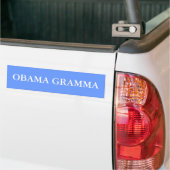 AUTOCOLLANT DE VOITURE OBAMA GRAMMA (Sur camion)
