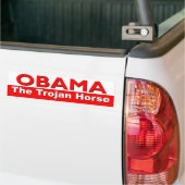 Autocollant De Voiture Obama le Trojan Horse (Sur camion)