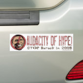 Autocollant De Voiture Obama m'effraye adhésif pour pare-chocs (En voiture)