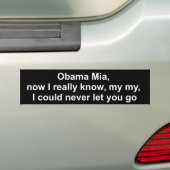 Autocollant De Voiture Obama Mia (En voiture)