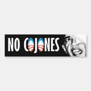 Autocollant De Voiture Obama n'a aucun Cojones