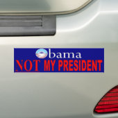 Autocollant De Voiture Obama - non mon président (En voiture)