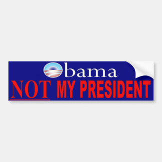 Autocollant De Voiture Obama - non mon président