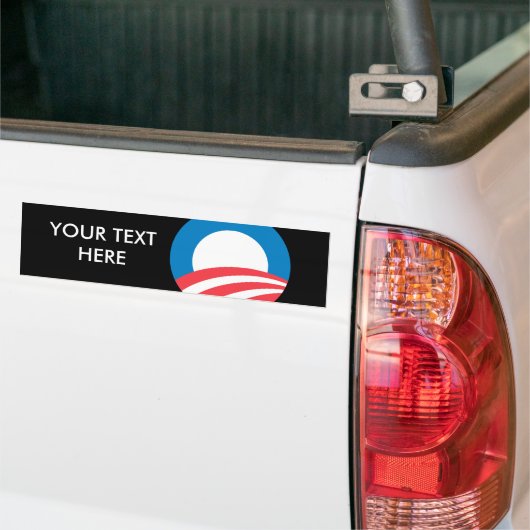 AUTOCOLLANT DE VOITURE OBAMA_O_ (Sur camion)