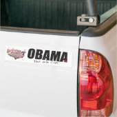 Autocollant De Voiture Obama "oui nous pouvons !" Adhésif pour pare-chocs (Sur camion)