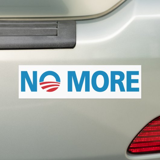 Autocollant De Voiture Obama, "PAS PLUS" d'adhésif pour pare-chocs (En voiture)