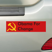 Autocollant De Voiture Obama pour le changement (En voiture)