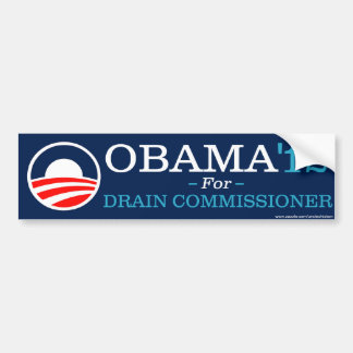 Autocollant De Voiture Obama pour le commissaire de drain