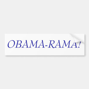 AUTOCOLLANT DE VOITURE OBAMA-RAMA !