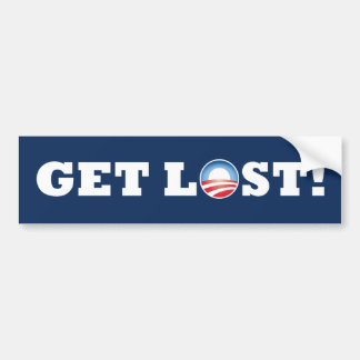 Autocollant De Voiture Obama se perdent ! Bumpersticker