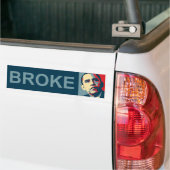 Autocollant De Voiture Obama :  S'est cassé (Sur camion)