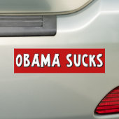 Autocollant De Voiture Obama suce (En voiture)