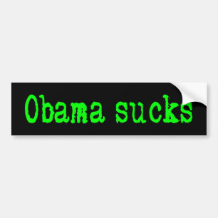 Autocollant De Voiture Obama suce