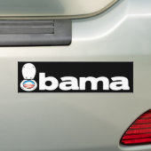 Autocollant De Voiture Obama (toilette) (En voiture)