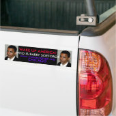 AUTOCOLLANT DE VOITURE OBAMABUMPERSTICKERS (Sur camion)