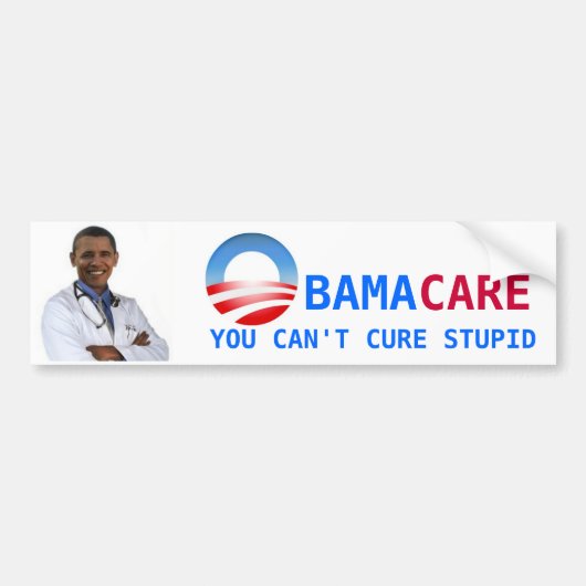 Autocollant De Voiture Obamacare (Devant)