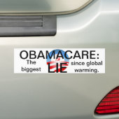Autocollant De Voiture Obamacare est un mensonge (En voiture)