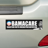 Autocollant De Voiture ObamaCare : Fausse déclaration d'imposition (En voiture)