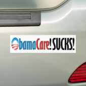 Autocollant De Voiture ObamaCare suce (En voiture)