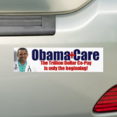 Autocollant De Voiture ObamaCare : Trillion de Co-Salaire du dollar (En voiture)
