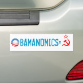 AUTOCOLLANT DE VOITURE OBAMANOMICS=SOCIALISM (En voiture)