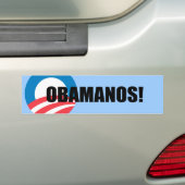 AUTOCOLLANT DE VOITURE OBAMANOS (2) (En voiture)