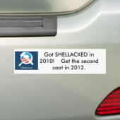 Autocollant De Voiture obamunism, obtenu SHELLACKED en 2010 !    Obtenez (En voiture)