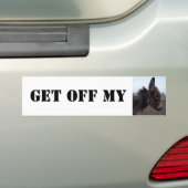 Autocollant De Voiture Obtenez outre de mon âne ! Adhésif pour pare-chocs (En voiture)