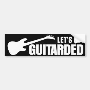 Autocollant De Voiture Obtenons Guitarded