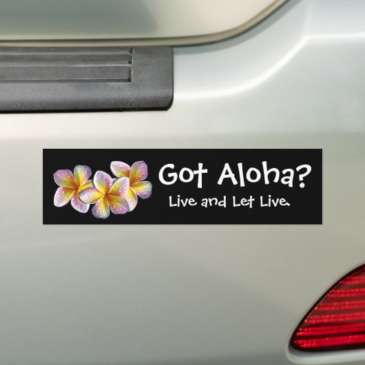 Autocollant De Voiture "Obtenu Aloha ? "- Adhésif pour pare-chocs (En voiture)