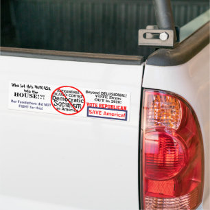 Autocollant De Voiture Ocasio-Cortez Démocratique Modifier l'année électo