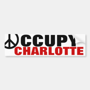 AUTOCOLLANT DE VOITURE OCCUPER CHARLOTTE