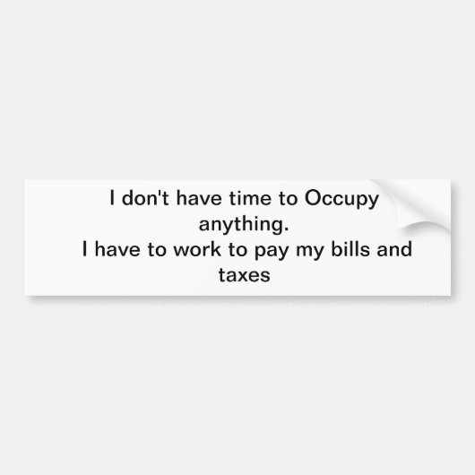 Autocollant De Voiture Occupez ? (Devant)