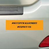 AUTOCOLLANT DE VOITURE OCCUPEZ WALL STREET (En voiture)