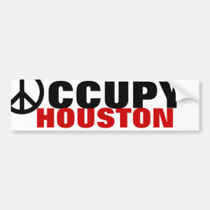 AUTOCOLLANT DE VOITURE OCCUPY HOUSTON