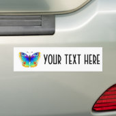 Autocollant De Voiture Oeil de paon arc-en-ciel (En voiture)