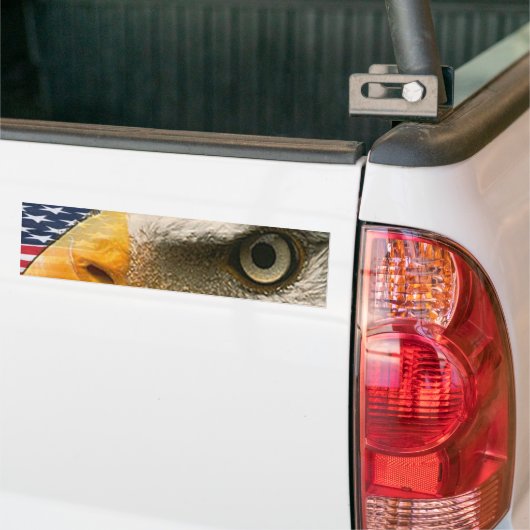 AUTOCOLLANT DE VOITURE OEIL D'EAGLE (AMÉRICAIN PATRIOTE DES ETATS-UNIS) (Sur camion)