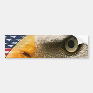 AUTOCOLLANT DE VOITURE OEIL D'EAGLE (AMÉRICAIN PATRIOTE DES ETATS-UNIS)