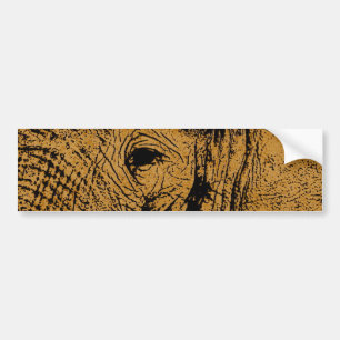 Autocollant De Voiture Oeil éléphant
