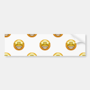 Autocollant De Voiture oeil étoile émoji