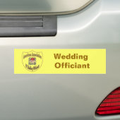 Autocollant De Voiture Officier Mariage AAWO (En voiture)