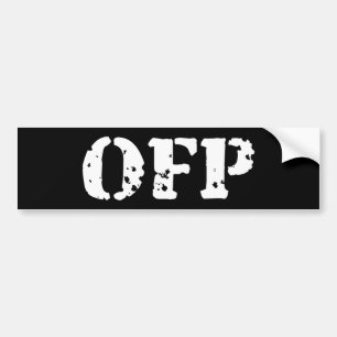 AUTOCOLLANT DE VOITURE OFP