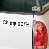 Autocollant De Voiture Oh mon GOTH (Sur camion)