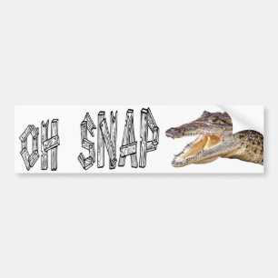 Autocollant De Voiture OH SNAP - Gator en colère