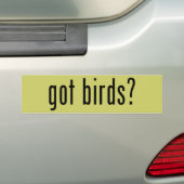 Autocollant De Voiture oiseaux obtenus ? (En voiture)