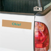Autocollant De Voiture Okie ! (Sur camion)