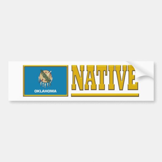 Autocollant De Voiture Oklahoma (Devant)